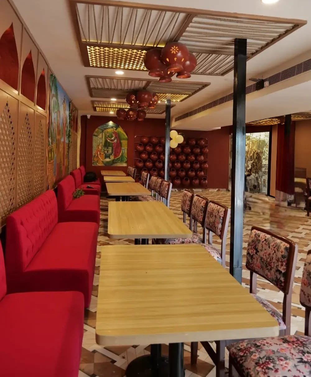 Restaurant and dhaba seating